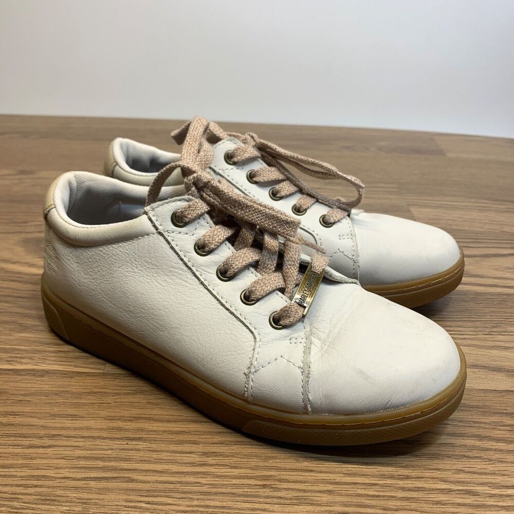 Harley-Davidson‎ Women's White Casual Shoe Beales D84599 Size 7M